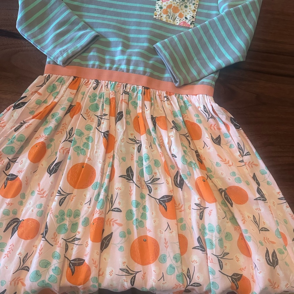 EUC Matilda Jane Striped and Floral Dress